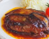とろーり香ばし！茄子のハンバーグ♪作り方13写真