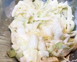 副菜に。ざく切りキャベツの和風とろろ焼き作り方1写真
