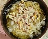 彩鮮やか・塩サバと夏野菜の素麺作り方5写真
