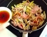 しめじとじゃがいもとベーコンのごま油炒め作り方6写真