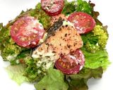 レンジで作れる！塩鮭のバジルマヨネーズ作り方4写真