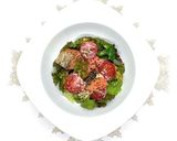 レンジで作れる！塩鮭のバジルマヨネーズ作り方5写真