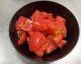 お庭の野菜で☆ガスパチョ作り方2写真