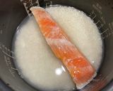 塩鮭♡炊飯器で簡単混ぜご飯作り方1写真