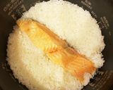 塩鮭♡炊飯器で簡単混ぜご飯作り方2写真