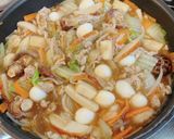 干し椎茸の出汁がきいた中華丼作り方7写真