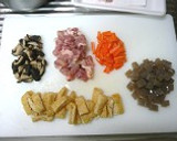 おふくろの味♪鶏とごぼうと色々混ぜご飯作り方1写真
