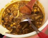 【糖質制限】大豆ミートの米粉チーズカレー作り方2写真