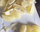 黒糖でレモンシロップ作り方1写真