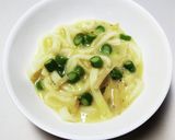 犬ご飯　エビのクリームうどん作り方4写真