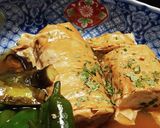 甘湯葉の鶏ミンチ巻き作り方5写真