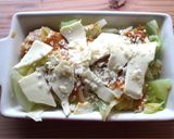 mキャベツと鶏の味噌マヨチーズ焼き作り方5写真