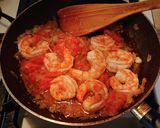 夏パスタ☀️大海老と夏野菜のトマトソース作り方3写真