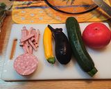 映える☀️夏野菜とモッツァレラのグラタン作り方1写真