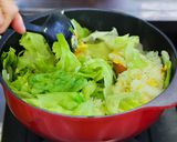 【レタス大量消費】レタスチャーハン作り方3写真