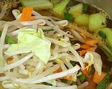 辛ラーメンの、卵ウインナー野菜入り作り方6写真