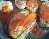 とろーり香ばし！茄子のハンバーグ♪作り方12写真