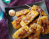 お酒すすむ！ガリバタ焼きとうもろこし作り方6写真
