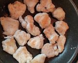 鶏むね肉となすとピーマンの甘辛酢炒め♪作り方5写真