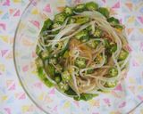 ネバシャキ食感！オクラともやしの酢の物♪作り方2写真