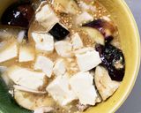 豚こま簡単韓国冷麺スープ味麻婆豆腐茄子作り方15写真
