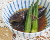 茄子とオクラの揚げ浸し♪作り方9写真