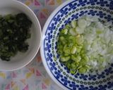 節約♪野沢菜たっぷりチャーハン！作り方1写真
