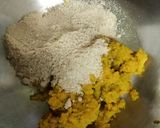 膨張剤なし！天然酵母で米粉カボチャケーキ作り方2写真