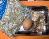 簡単美味しい!焼豚ともやしの卵炒め♬作り方1写真