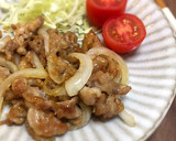 簡単ズボラ☆焼肉のタレ豚と玉葱の生姜焼き作り方13写真
