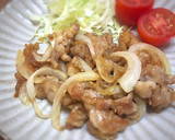 簡単ズボラ☆焼肉のタレ豚と玉葱の生姜焼き作り方15写真