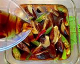 ズボラ❤️茄子とオクラの揚げ浸し。ஐஃ作り方4写真