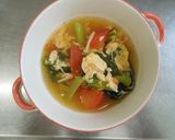トマトとたまごの酸っぱいスープ作り方5写真