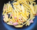 子供ウケおかず★ジャガイモとハムの塩炒め作り方3写真