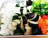 夏野菜たっぷり和風カレー作り方1写真