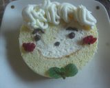ロールケーキ☆～ちょこっとかわいく❤作り方4写真