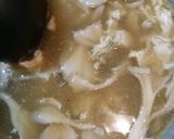 簡単!地味だけど美味!まいたけと卵スープ作り方3写真
