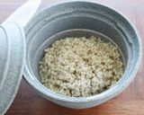 レンジで!もち麦(100%)の炊き方作り方3写真