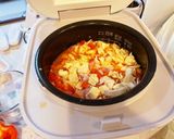 離乳食に簡単炊飯器で鶏もも肉のトマト煮作り方9写真