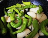 長芋と万願寺ししとうの照り焼き作り方6写真