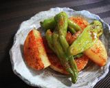 長芋と万願寺ししとうの照り焼き作り方9写真
