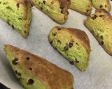 ほろにが♬｡.抹茶チョコスコーン作り方13写真