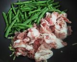 10分で！豚こまとインゲンの照り焼き♪作り方4写真