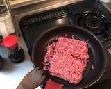 ひき肉のソース炒め(飛田和緒さんレシピ)作り方1写真