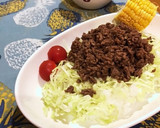 ひき肉のソース炒め（飛田和緒さんレシピ）作り方4写真