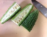 裏ワザ☆苦味軽減ゴーヤの下処理＆冷凍保存作り方1写真