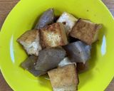 こんにゃくと厚揚げの煮物作り方4写真