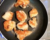 鶏ムネ肉の柔らか塩ガーリック焼き作り方4写真