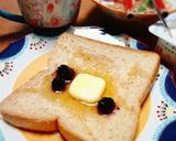 ★ハニーバターのホットケーキ風トースト★作り方5写真