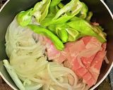 万願寺唐辛子入りのジャーマンポテト作り方3写真